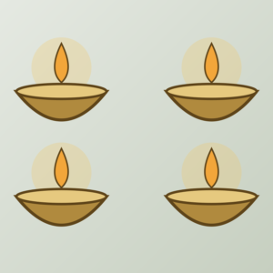 Mini Diya Set of 4